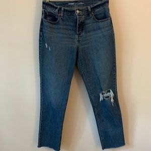 Old Navy Slouchy Straight High Rise Jeans
